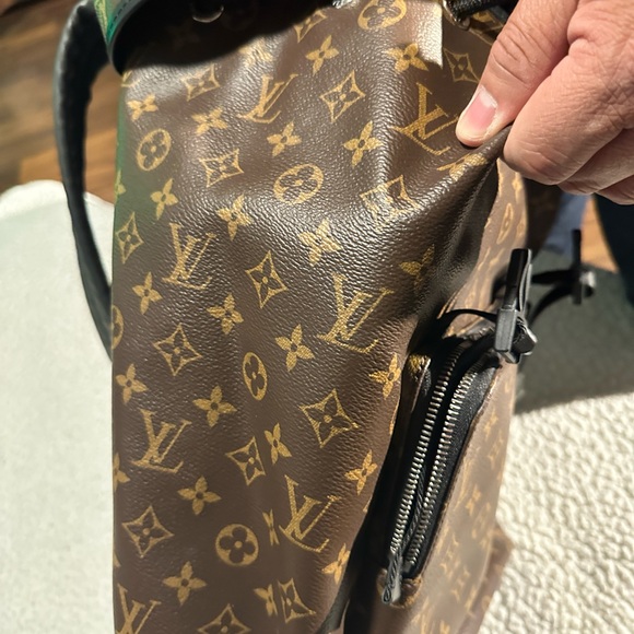 SOLD - Louis Vuitton Monogram Macassar Zack backpack - Picture 9 of 11